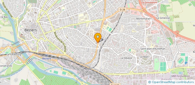 localisation de l'entreprise MADAME LOUISE MORENO à BEZIERS