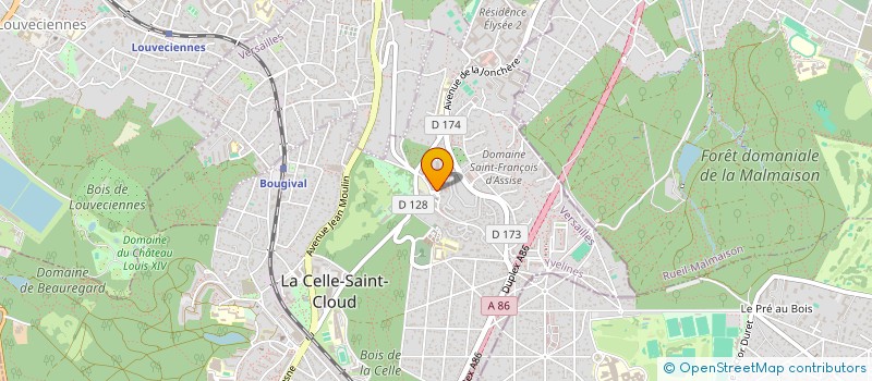 localisation de l'entreprise MADAME LOUISE MOULIN  LA CELLE-SAINT-CLOUD