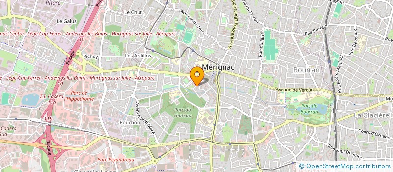 localisation de l'entreprise MADAME LOUISE NAMPIANDRAZANA  MERIGNAC