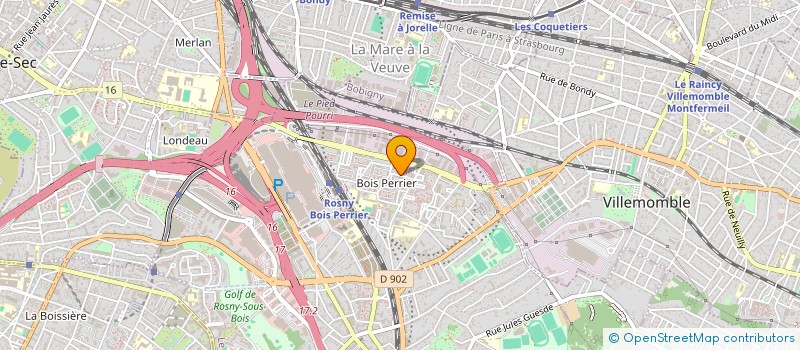 localisation de l'entreprise MADAME LOUISE NAND à ROSNY-SOUS-BOIS