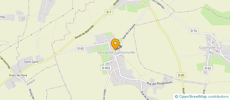 localisation de l'entreprise MADAME LOUISE NEVELESTYN  SERVAVILLE-SALMONVILLE