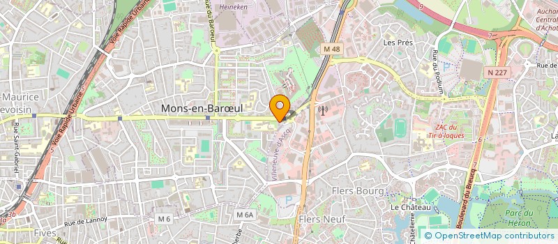 localisation de l'entreprise MADAME LOUISE NOURISSON  MONS-EN-BARUL