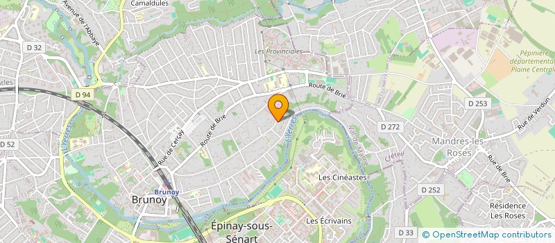 localisation de l'entreprise MADAME LOUISE OUGIER à BRUNOY