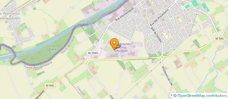 localisation de l'entreprise MADAME LOUISE PAYELLEVILLE  COMINES