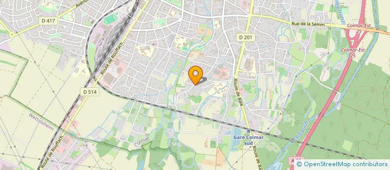 localisation de l'entreprise MADAME LOUISE PEIFFER  COLMAR