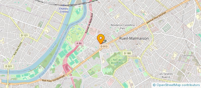 localisation de l'entreprise MADAME LOUISE PELCE à RUEIL-MALMAISON