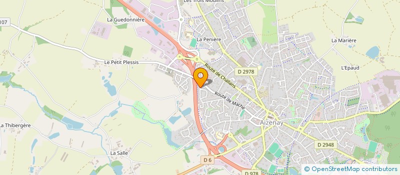 localisation de l'entreprise MADAME LOUISE PELLETIER  AIZENAY