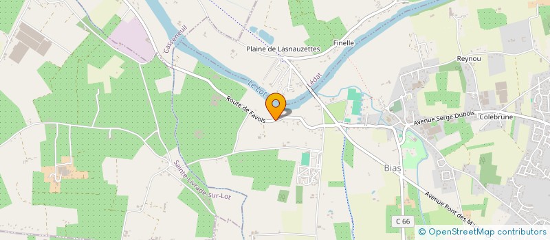 localisation de l'entreprise MADAME LOUISE PELTIER à BIAS