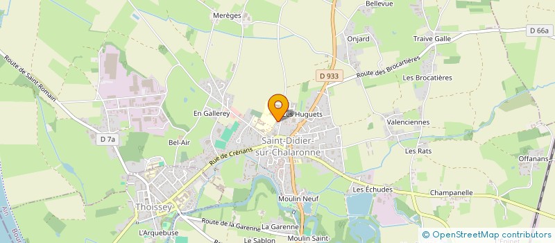 localisation de l'entreprise MADAME LOUISE PENAUD à SAINT-DIDIER-SUR-CHALARONNE