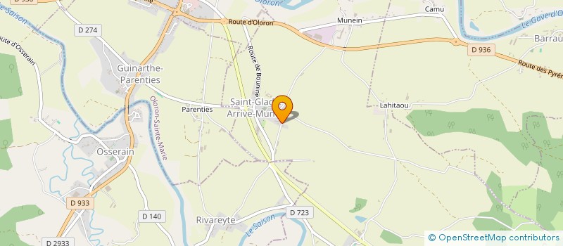 localisation de l'entreprise MADAME LOUISE PERCHICOT  ORION