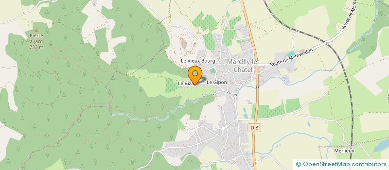 localisation de l'entreprise MADAME LOUISE PERRET  MARCILLY-LE-CHATEL