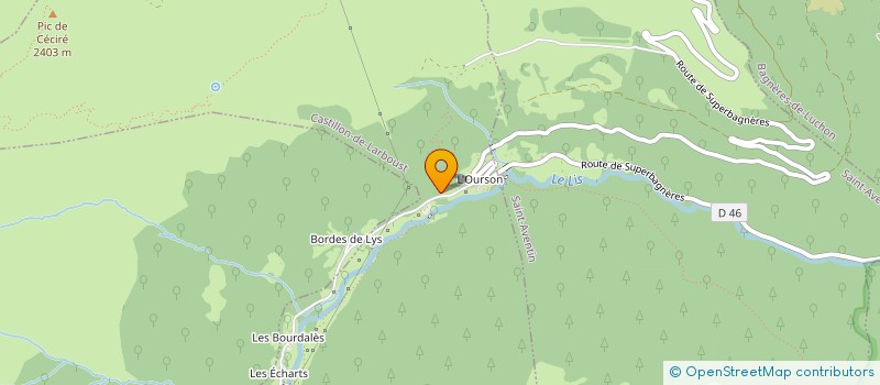 localisation de l'entreprise MADAME LOUISE PETHERAM  SAINT-AVENTIN