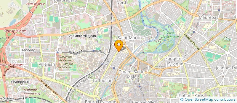 localisation de l'entreprise MADAME LOUISE PEYRICHON  RENNES