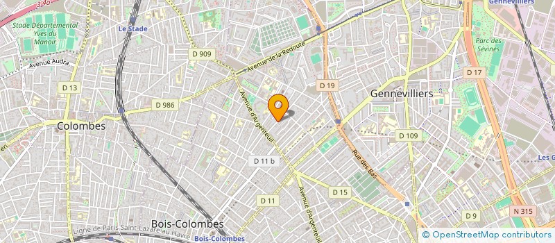 localisation de l'entreprise MADAME LOUISE PHARAMIN à ASNIERES-SUR-SEINE