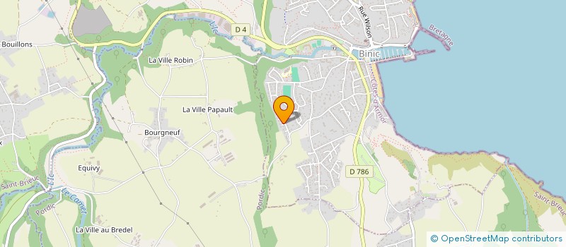 localisation de l'entreprise MADAME LOUISE PHILIPPE  BINIC-ETABLES-SUR-MER