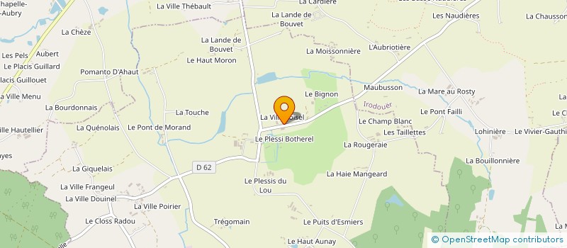 localisation de l'entreprise MADAME LOUISE PIEL  LA CHAPELLE DU LOU DU LAC