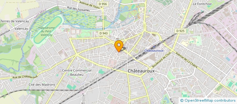 localisation de l'entreprise MADAME LOUISE PINARDON MOSMEAU à CHATEAUROUX