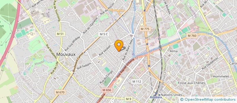 localisation de l'entreprise MADAME LOUISE PREZ  MOUVAUX