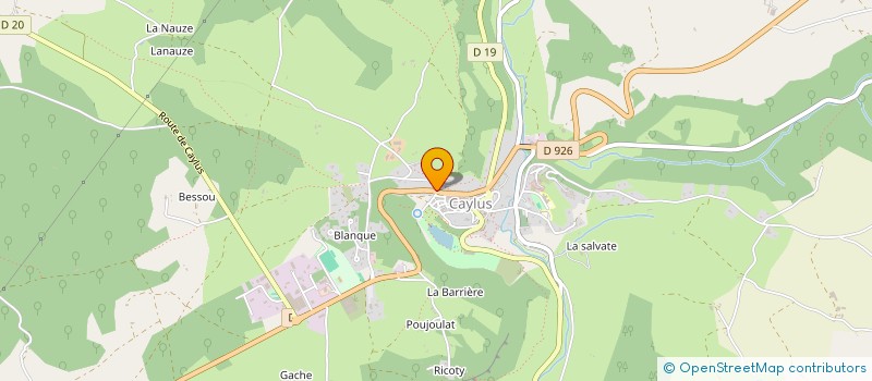 localisation de l'entreprise MADAME LOUISE PUGLISI  SAINT-ANTONIN-NOBLE-VAL