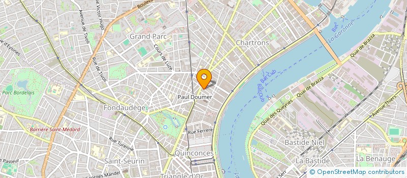 localisation de l'entreprise MADAME LOUISE PUILLANDRE  BORDEAUX