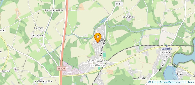 localisation de l'entreprise MADAME LOUISE QUEVATRE  SAINT-SAMSON-SUR-RANCE