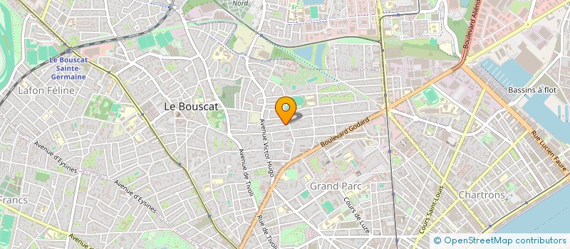 localisation de l'entreprise MADAME LOUISE RABY  LE BOUSCAT