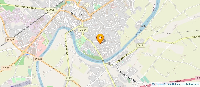 localisation de l'entreprise MADAME LOUISE RACAUD à GAILLAC