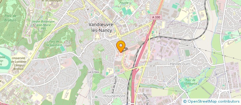 localisation de l'entreprise MADAME LOUISE RADER à VANDŒUVRE-LES-NANCY