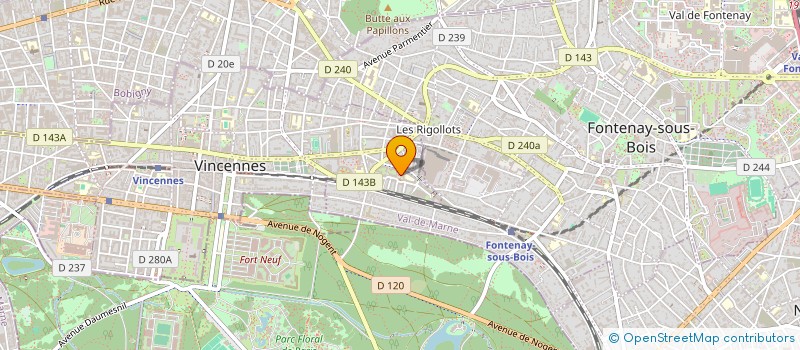 localisation de l'entreprise MADAME LOUISE RAMSPACHER à VINCENNES