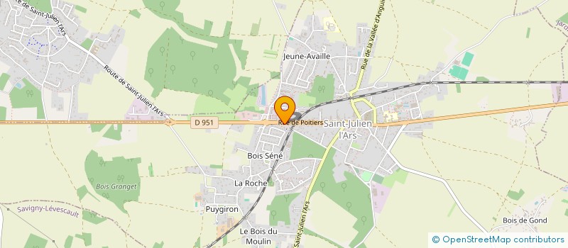 localisation de l'entreprise MADAME LOUISE REBEIX  SAINT-JULIEN-L'ARS