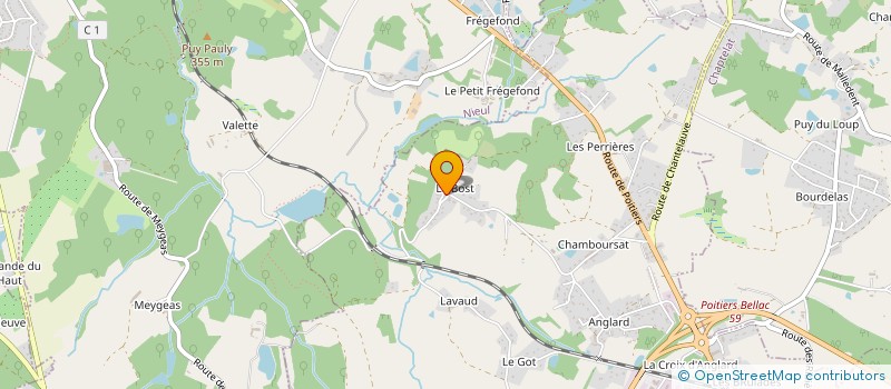 localisation de l'entreprise MADAME LOUISE REBOUL à COUZEIX