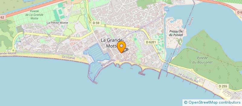 localisation de l'entreprise MADAME LOUISE REMY à LA GRANDE-MOTTE