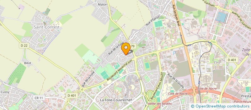 localisation de l'entreprise MADAME LOUISE RENAUD  CAEN