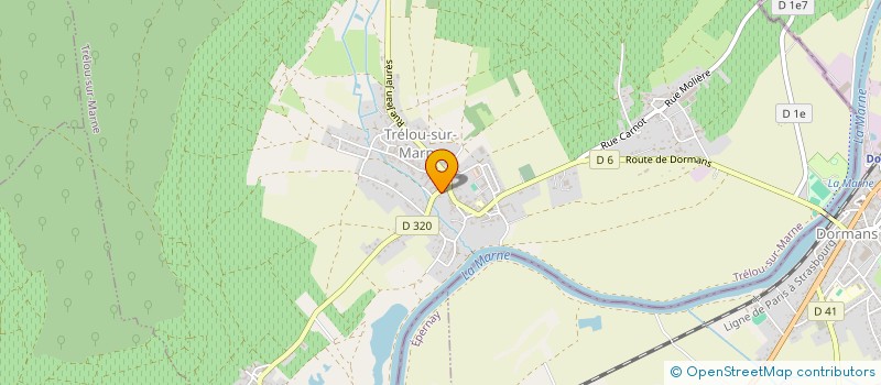 localisation de l'entreprise MADAME LOUISE RENAUD  TRELOU SUR MARNE