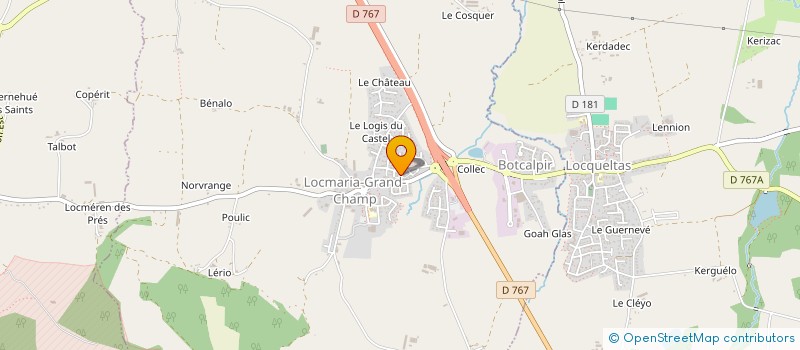 localisation de l'entreprise MADAME LOUISE RENAULT  LOCMARIA-GRAND-CHAMP