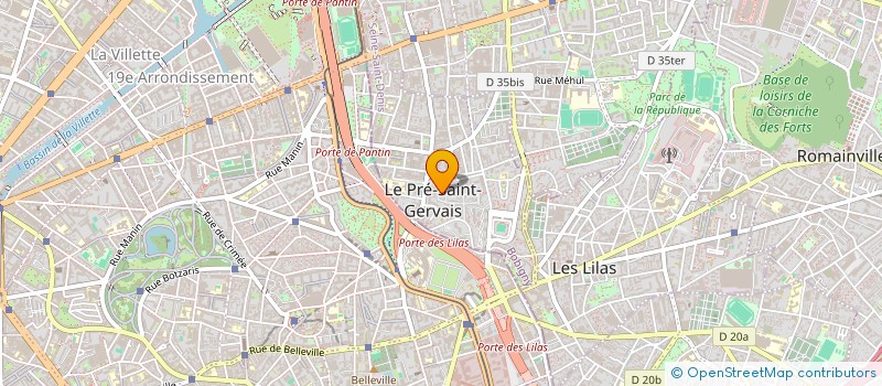 localisation de l'entreprise MADAME LOUISE RINALDI à LE PRE-SAINT-GERVAIS