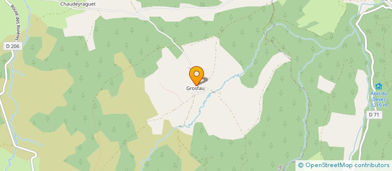 localisation de l'entreprise MADAME LOUISE RIOU  MONT LOZERE ET GOULET