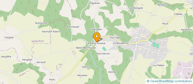 localisation de l'entreprise MADAME LOUISE RIVALAIN  LE SOURN