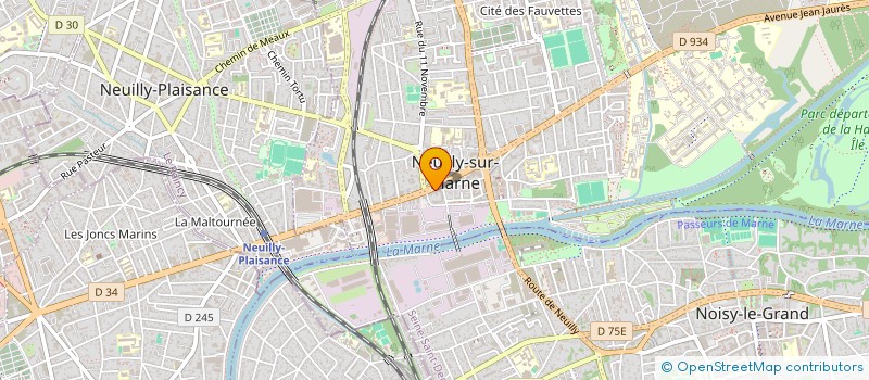 localisation de l'entreprise MADAME LOUISE ROBIN  NEUILLY-SUR-MARNE