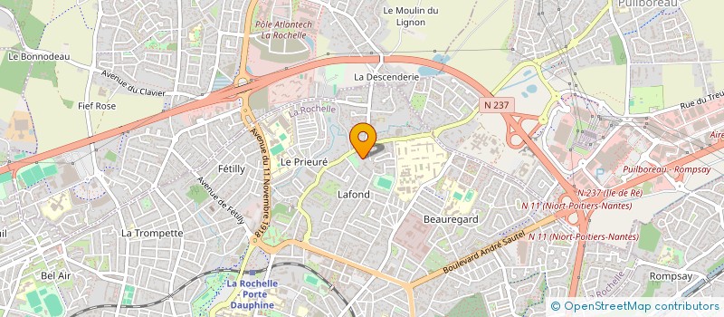 localisation de l'entreprise MADAME LOUISE ROBIN  LA ROCHELLE