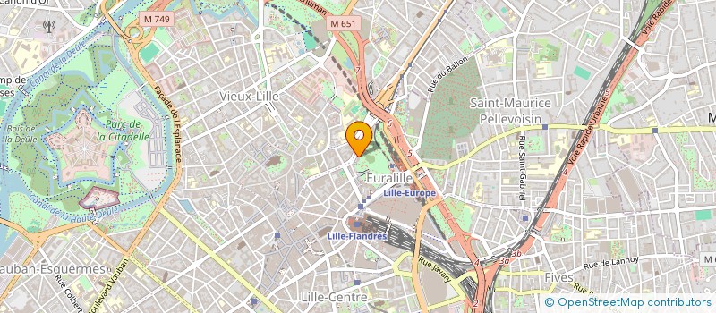 localisation de l'entreprise MADAME LOUISE ROLIN à LILLE