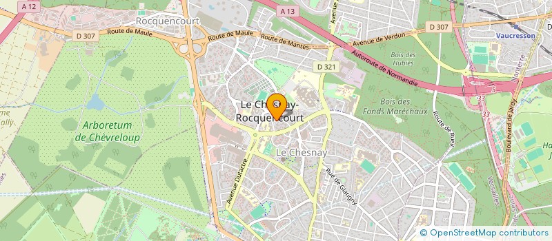 localisation de l'entreprise MADAME LOUISE ROLLAND  LE CHESNAY-ROCQUENCOURT