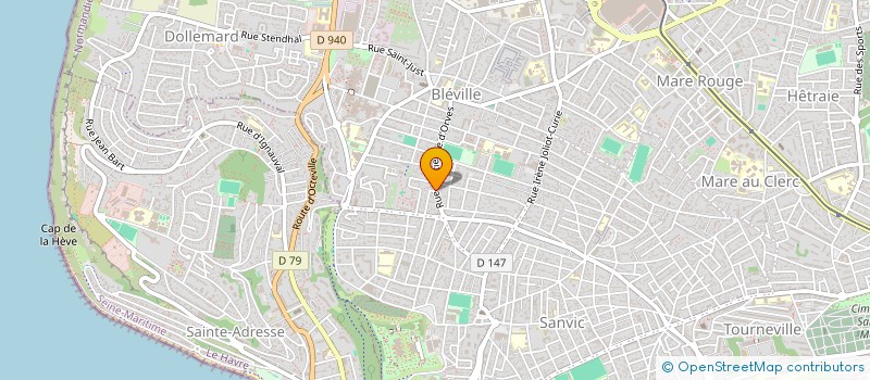 localisation de l'entreprise MADAME LOUISE ROSE  LE HAVRE