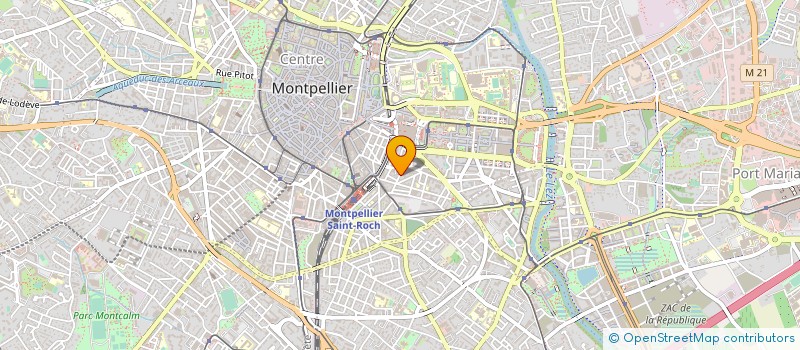 localisation de l'entreprise MADAME LOUISE SAVOUILLAN à MONTPELLIER
