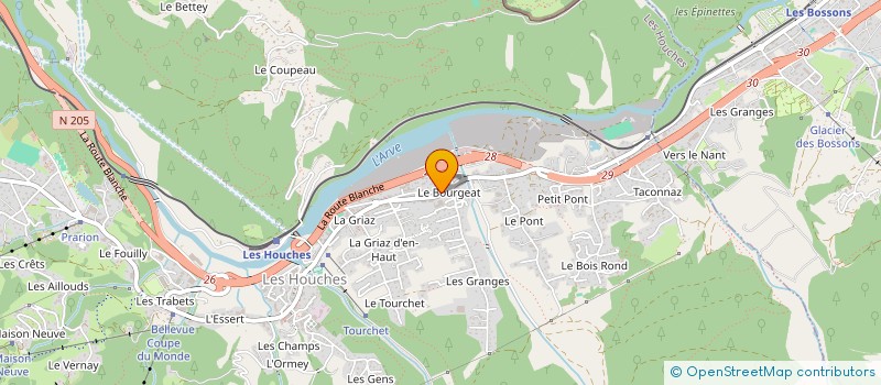 localisation de l'entreprise MADAME LOUISE SCHOLL  LES HOUCHES