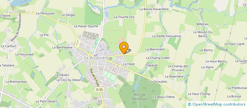 localisation de l'entreprise MADAME LOUISE SEHI BI SANY  LA BOUEXIERE