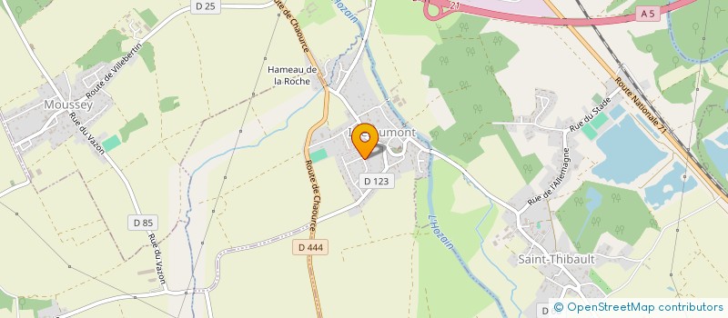 localisation de l'entreprise MADAME LOUISE SENECHAL-CHEVALLIER  ISLE-AUMONT