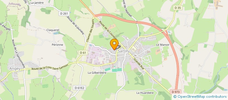 localisation de l'entreprise MADAME LOUISE SOREL  SARTILLY-BAIE-BOCAGE