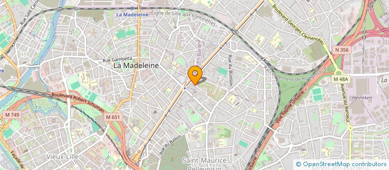 localisation de l'entreprise MADAME LOUISE STEINBACH à MARCQ-EN-BARŒUL