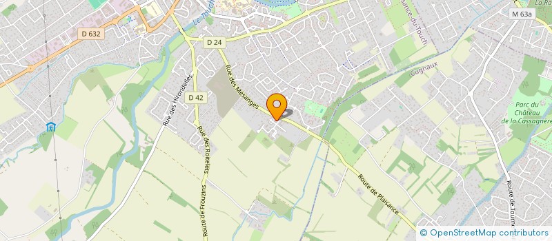 localisation de l'entreprise MADAME LOUISE SUBRA  PLAISANCE-DU-TOUCH